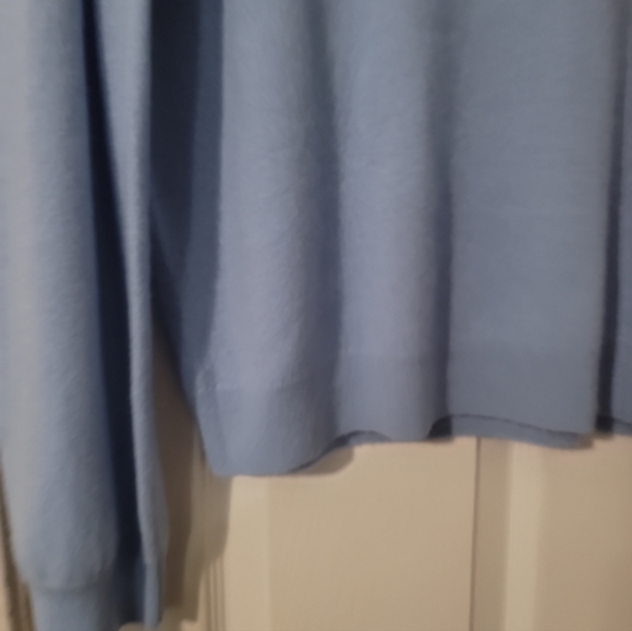 Antonio Melani Lisa Puff Sleeve Crew Neck Cashmere Sweater - Picture 7 of 9